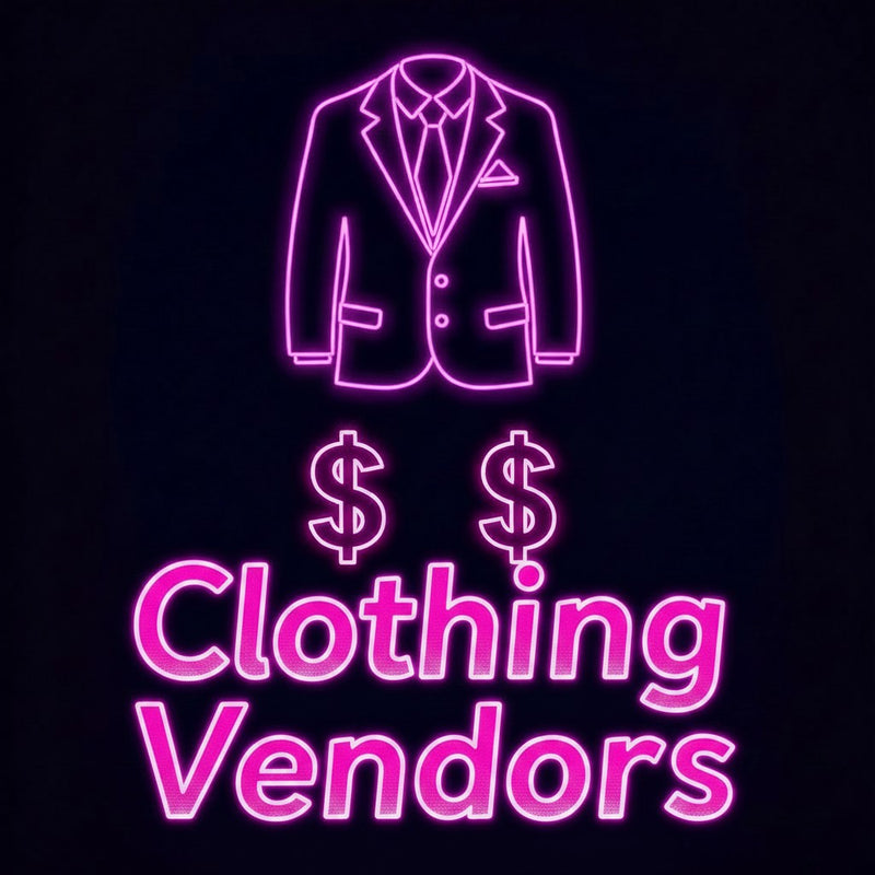 DESIGNER CLOTHING VENDORS