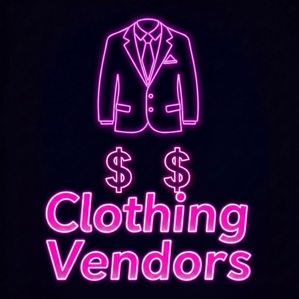 DESIGNER CLOTHING VENDORS